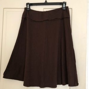 NWT brown cotton skirt